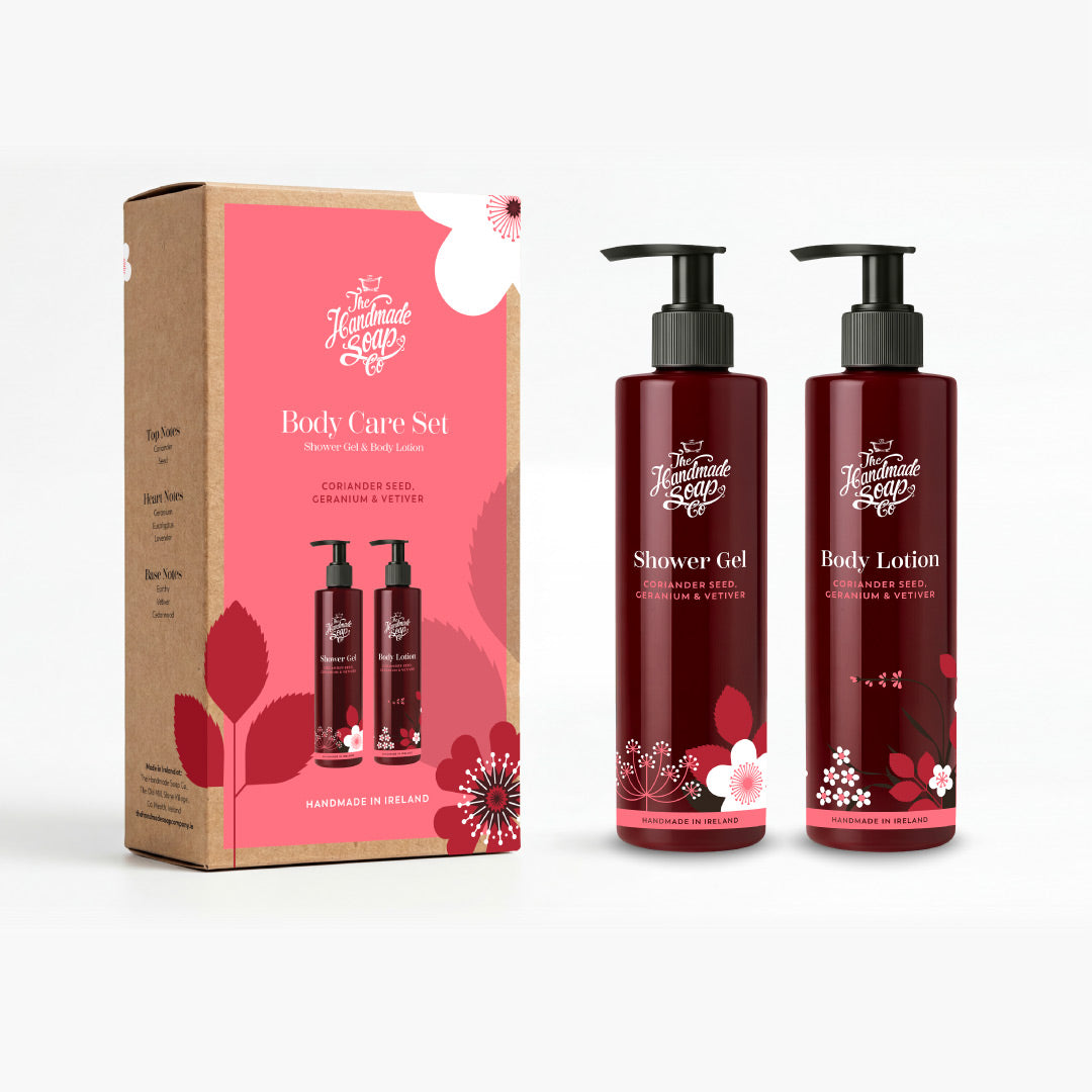 Body Care Set - Coriander Seed, Geranium & Vetiver | 250ml x 2