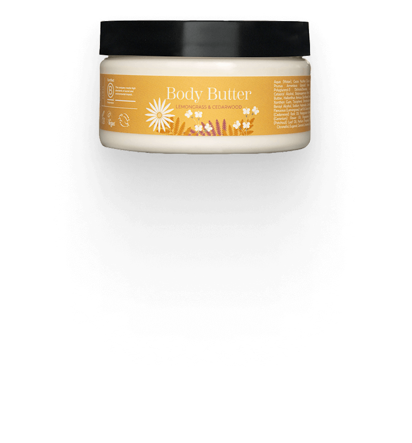 Time To Shine - Body Scrub & Body Butter Duo – Lemongrass | 200ml x 2