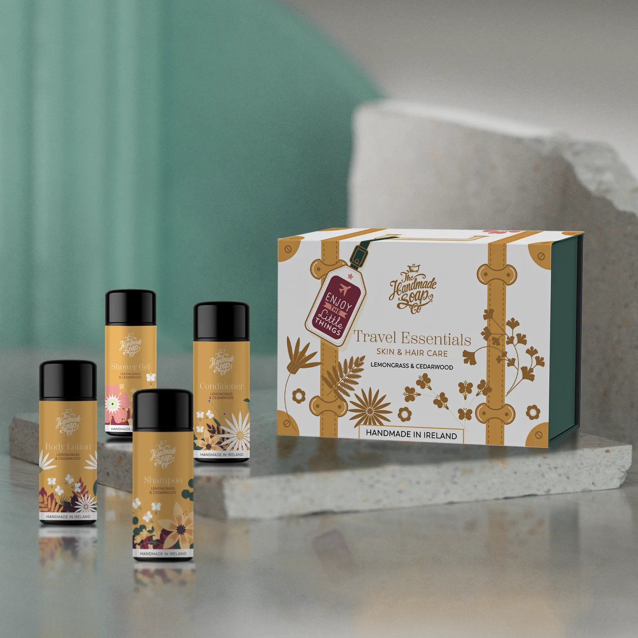 Travel Suitcase - Body Care Essentials| 4x 50ml