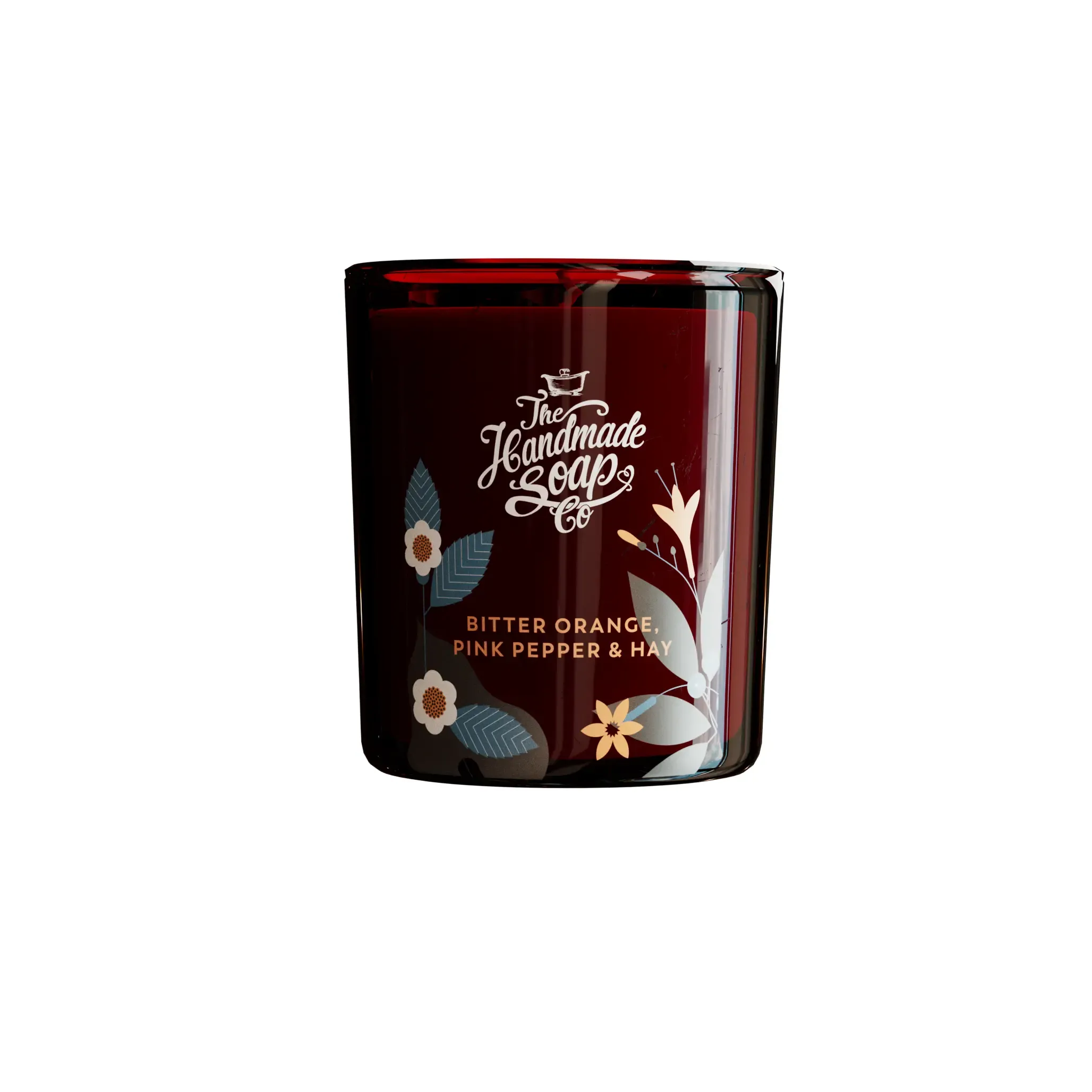 Scented Soy Candle - Bitter Orange, Pink Pepper & Hay | 210g
