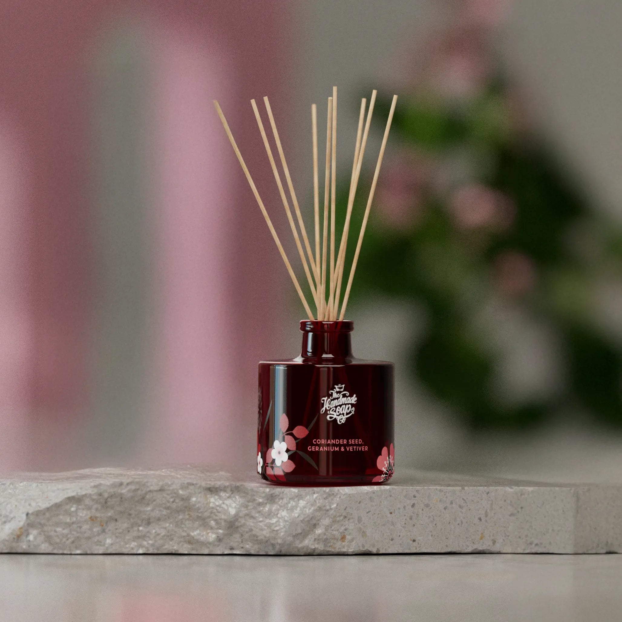 Candle + Diffuser Giftset - Coriander Seed, Geranium & Vetiver