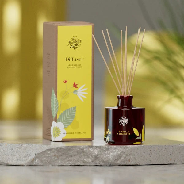 Fragrance Diffuser + Refill - Lemongrass & Cedarwood | 200ml + 150ml