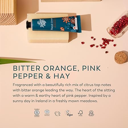 Hand Cream - Bitter Orange, Pink Pepper & Hay | 30g