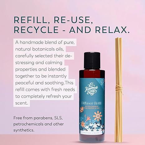 Reed Diffuser Refill Oil - Bitter Orange, Pink Pepper & Hay | 150ml