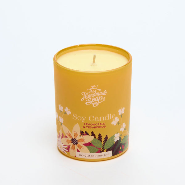 Scented Soy Candle - Lemongrass & Cedarwood | 160g