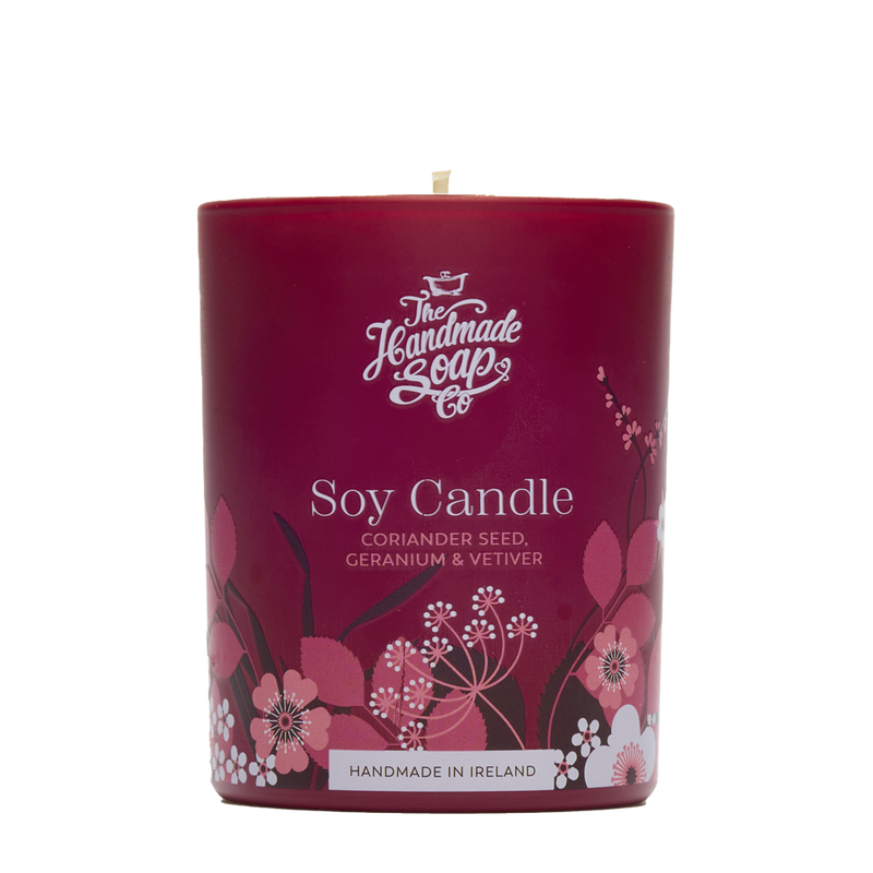 Scented Soy Candle - Coriander Seed, Geranium & Vetiver | 210g