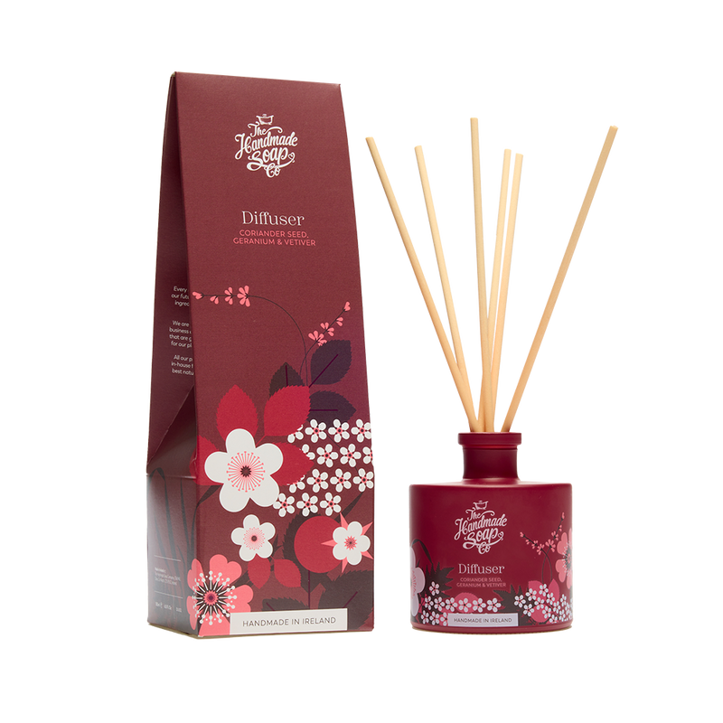 Reed Fragrance Diffuser - Coriander Seed, Geranium & Vetiver | 200ml