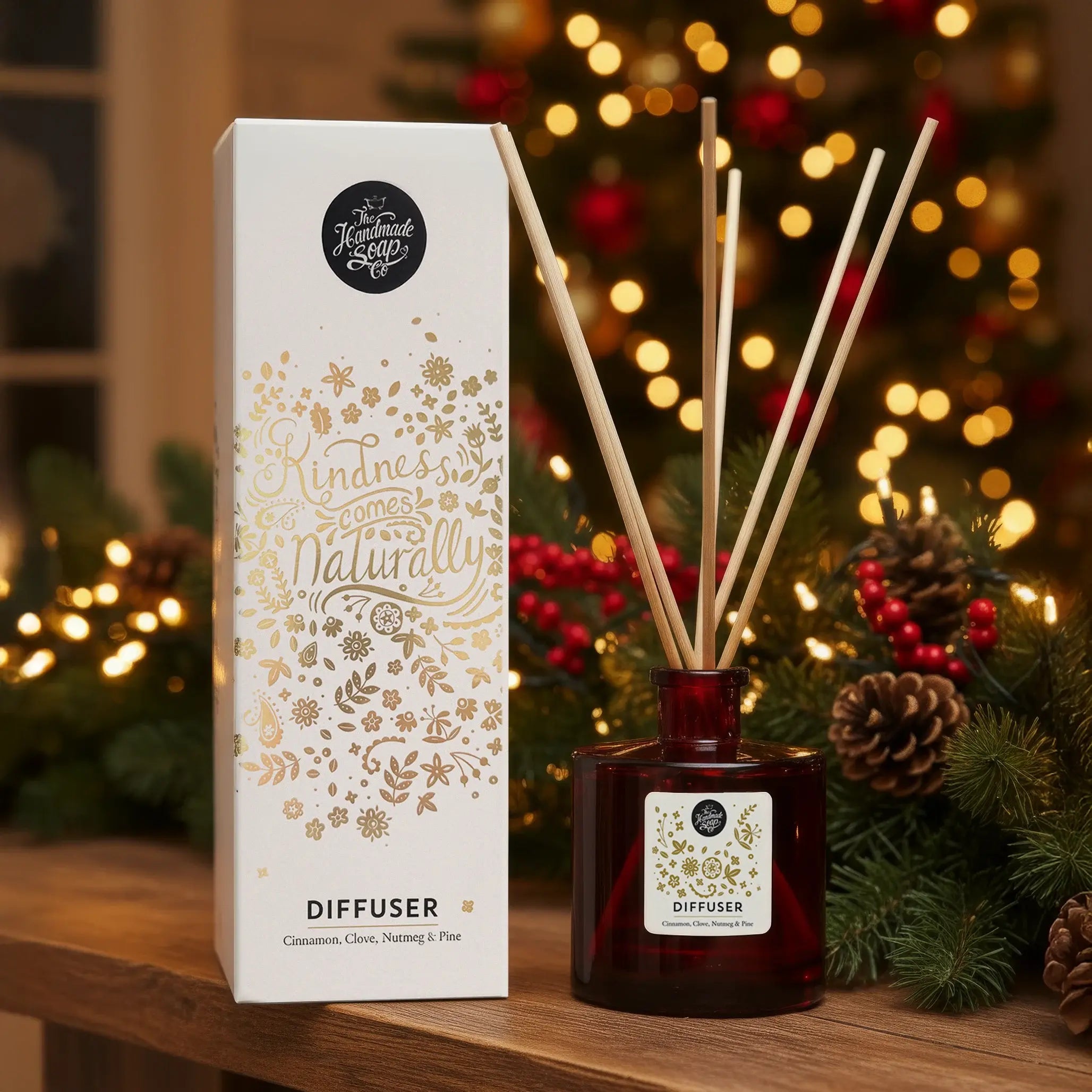 Limited Edition Reed Diffuser - Cinnamon, Clove, Nutmeg & Pine | 180ml