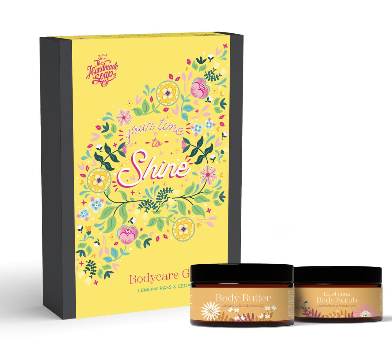 Time To Shine - Body Scrub & Body Butter Duo – Lemongrass | 200ml x 2