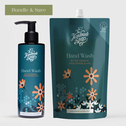 Hand Wash + Refill - Bitter Orange, Pink Pepper & Hay | 250ml + 500ml