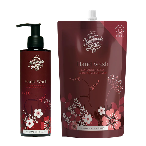 Hand Wash + Refill - Coriander Seed, Geranium & Vetiver | 250ml + 500ml