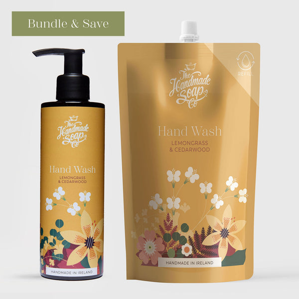 Hand Wash + Refill - Lemongrass & Cedarwood | 250ml + 500ml