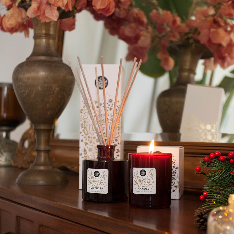 Limited Edition Reed Diffuser - Cinnamon, Clove, Nutmeg & Pine | 180ml