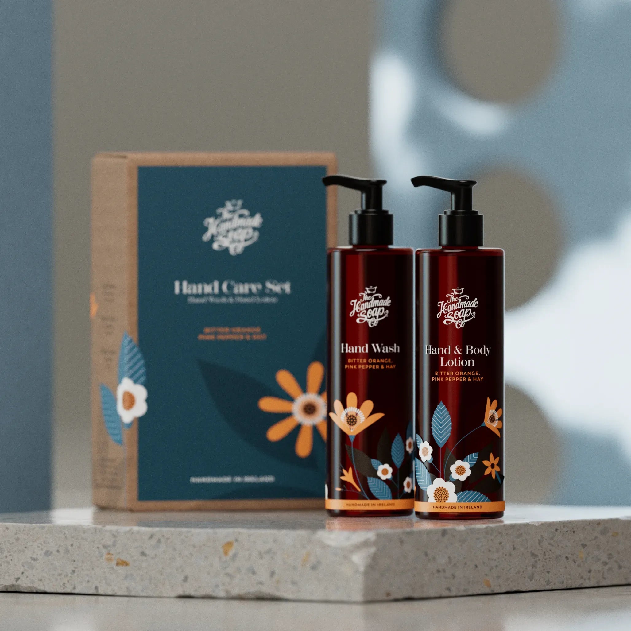Hand Wash & Lotion Set - Bitter Orange, Pink Pepper & Hay | 250ml x 2