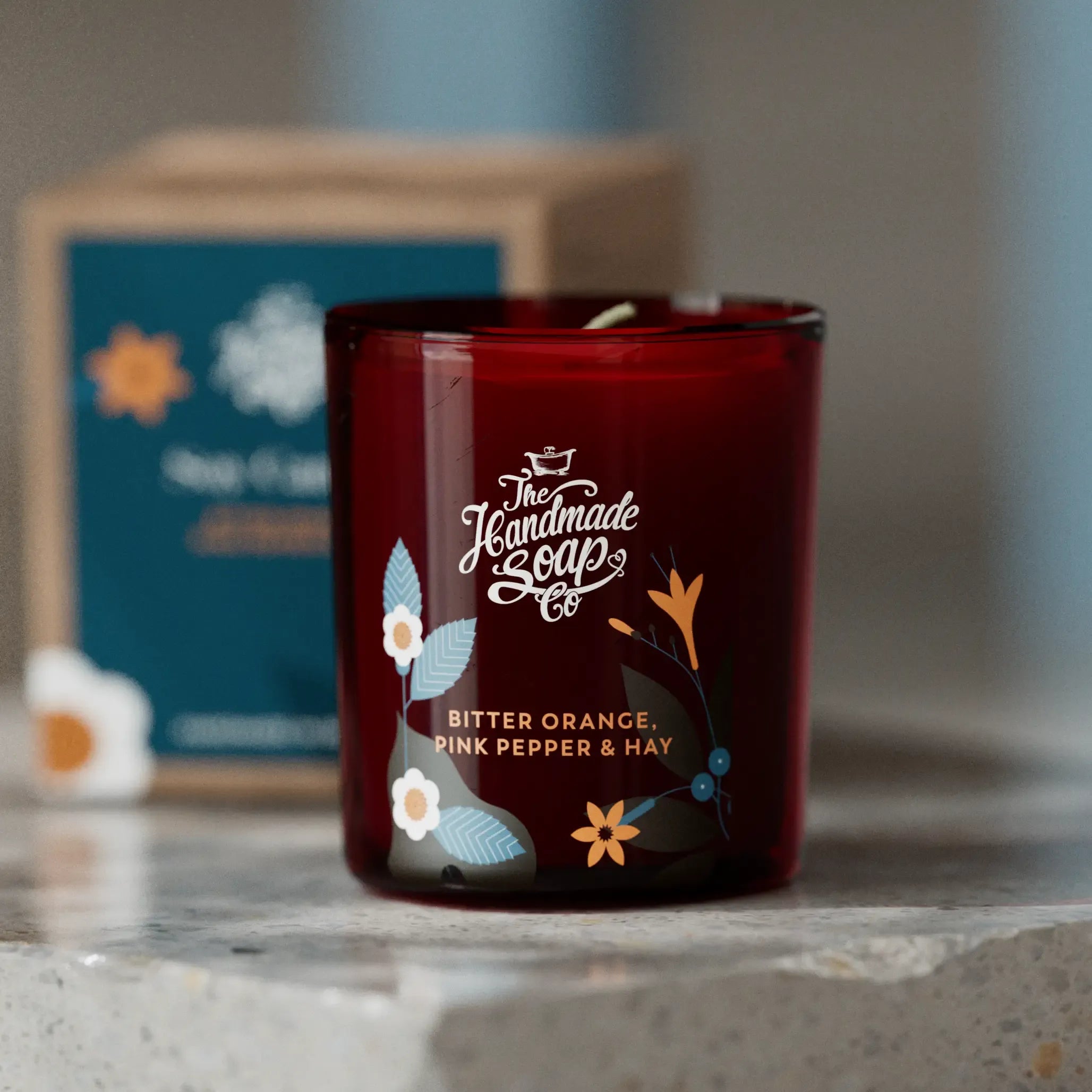 Scented Soy Candle - Bitter Orange, Pink Pepper & Hay | 70g