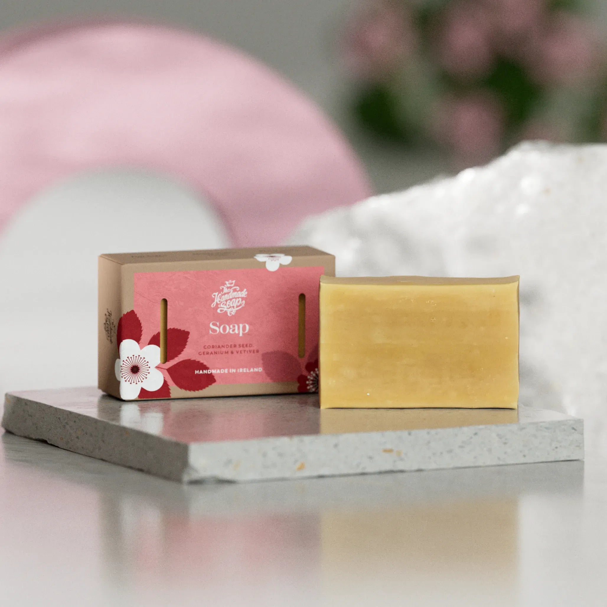 Handmade Soap - Coriander Seed, Geranium & Vetiver | 140g