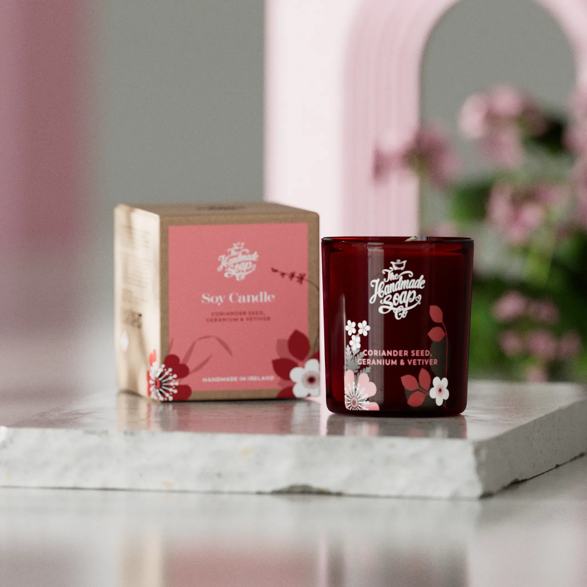 Scented Soy Candle - Coriander Seed, Geranium & Vetiver | 70g