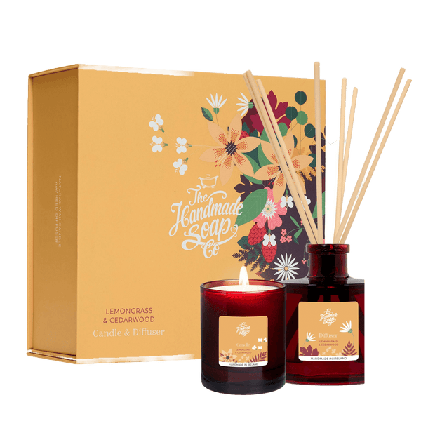 Candle + Diffuser Giftset - Lemongrass & Cedarwood