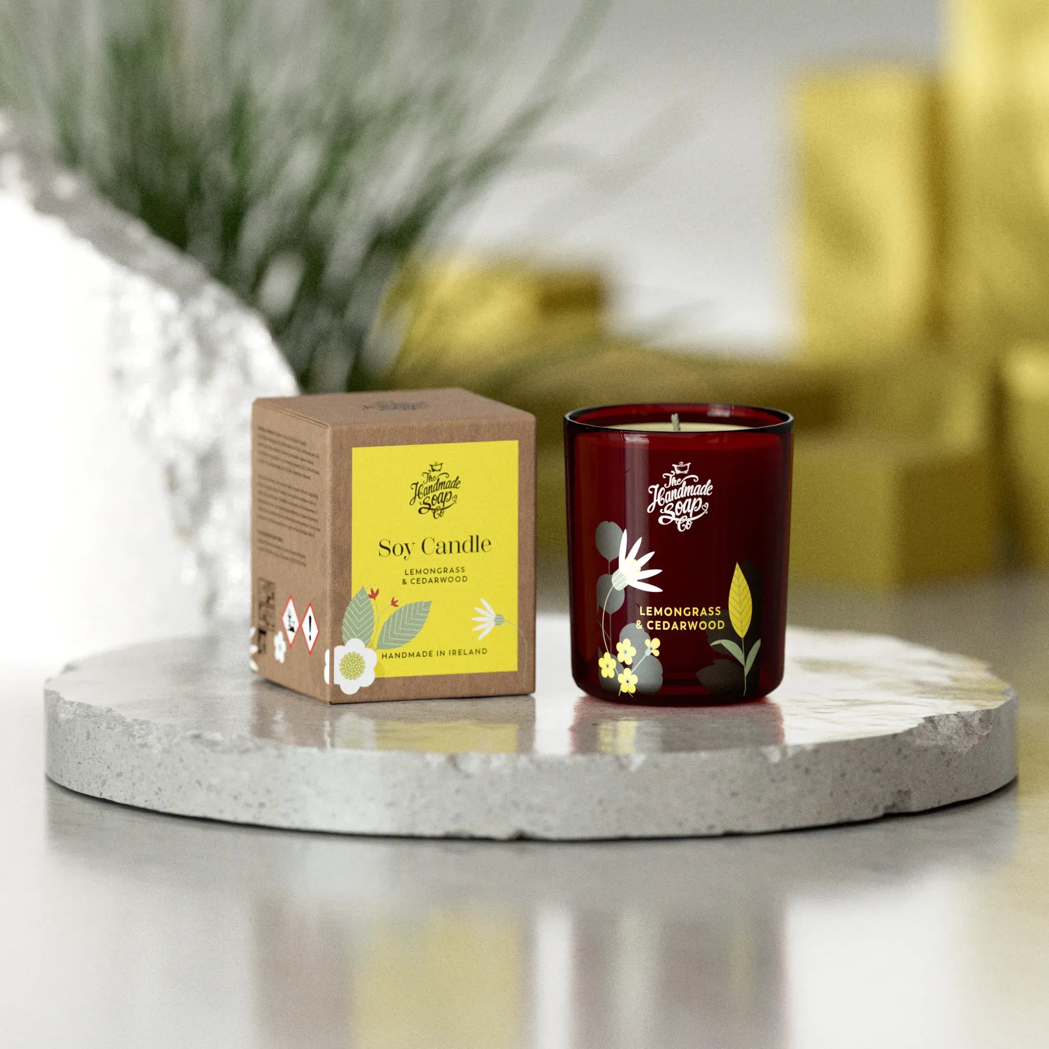 Scented Soy Candle - Lemongrass & Cedarwood | 70g