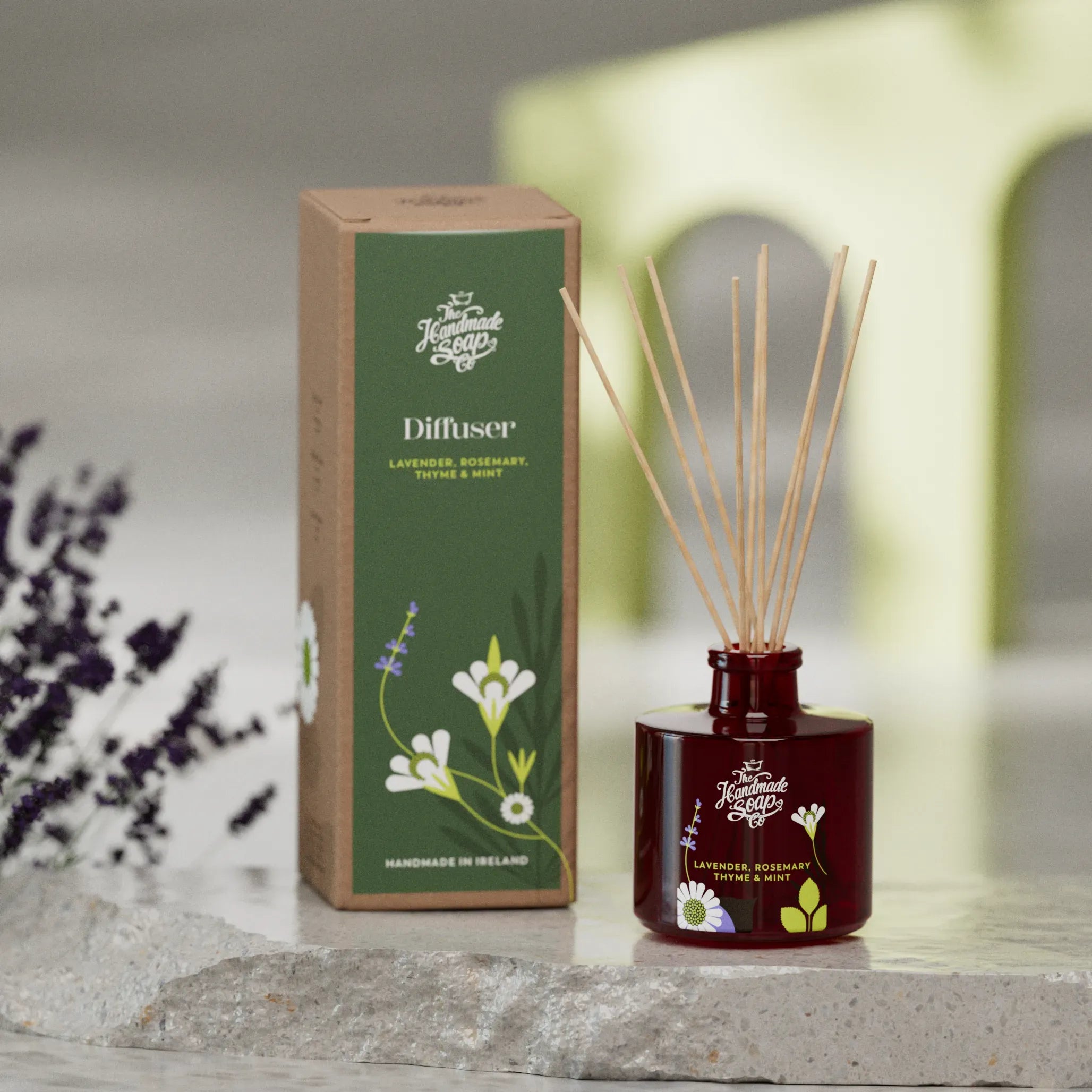 Reed Fragrance Diffuser - Lavender, Rosemary, Thyme & Mint | 200ml