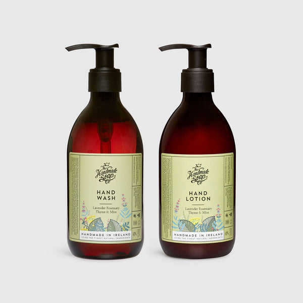 Hand Care Set - Lavender, Rosemary, Thyme & Mint | 300ml x 2